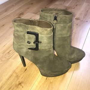 Via Spiga Suede Booties
